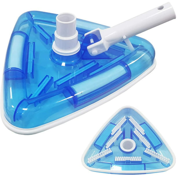 Swimming Pool Triangular Vacuum Head Weighted Clear